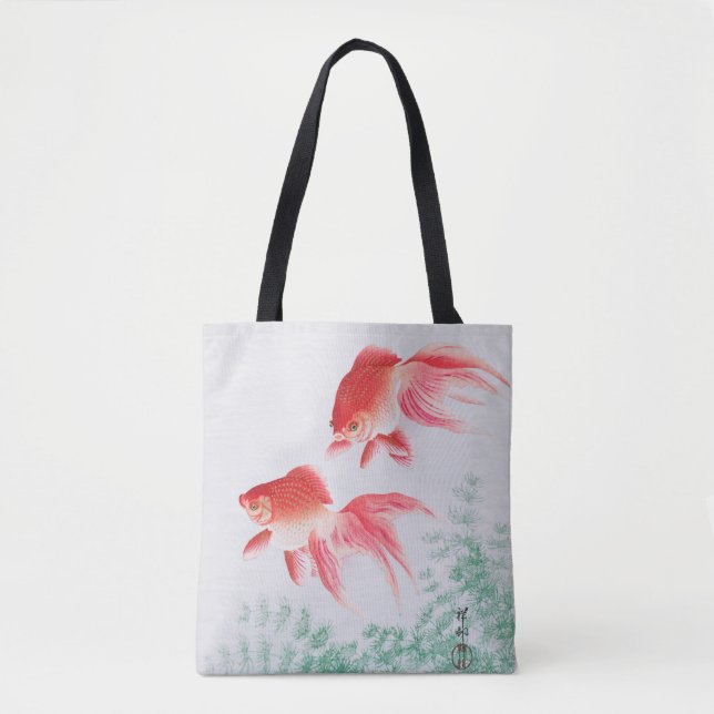 ohara koson's Japanese painting tote bag,小原古邨 (Front)