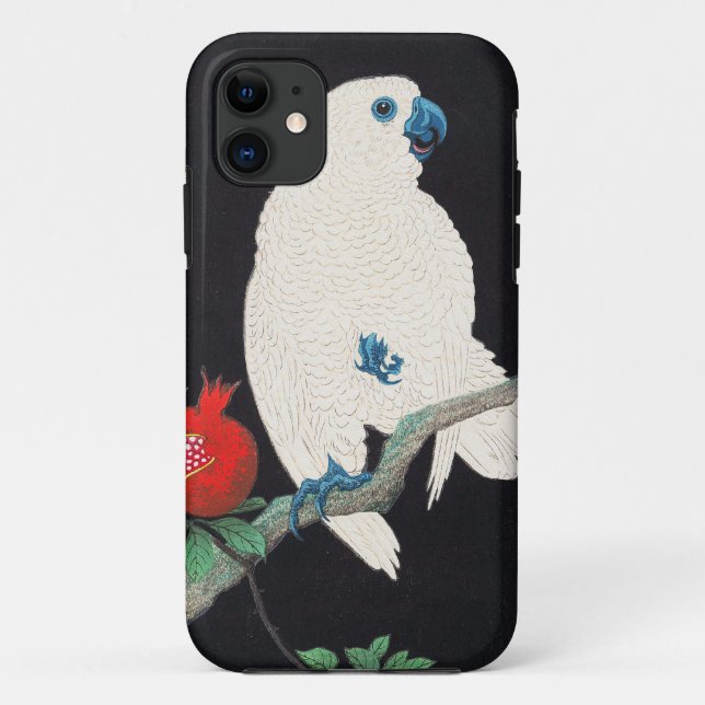 Ohara Shoson, Cockatoo and Pomegranate ukiyo-e Case-Mate iPhone Case (Back)