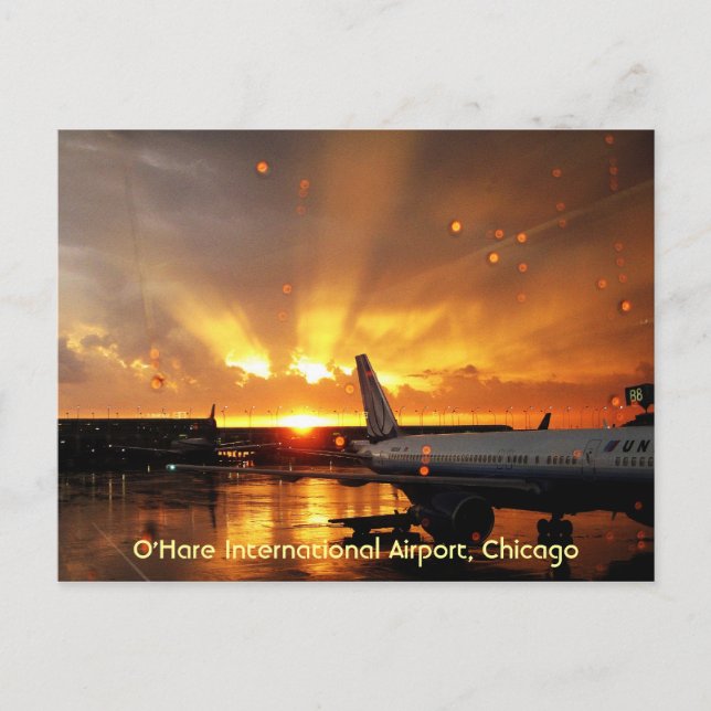 O'Hare International Airport (Chicago) Postcard (Front)