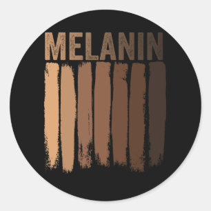 Oheneba: Melanin Shades Black Pride Gift Classic Round Sticker