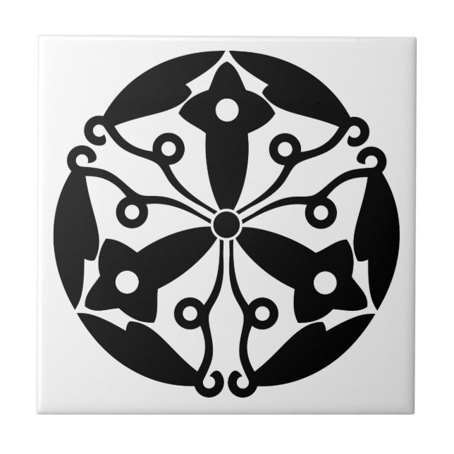 Ohgimachi Forsythia Tile (Front)