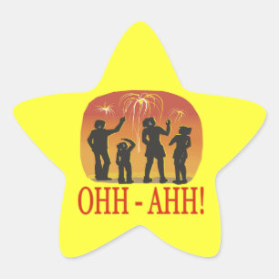 Ohh Ahh Star Sticker