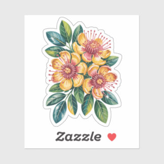 Ohia Lehua Cut Vinyl Sticker