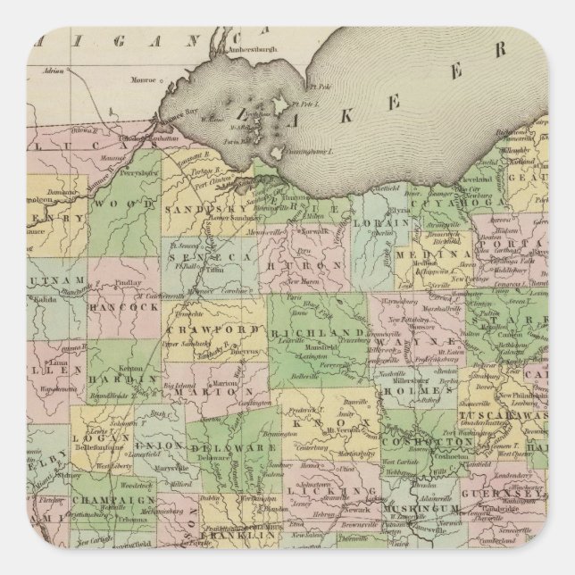 Ohio 10 square sticker (Front)
