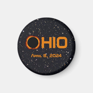 Ohio 2024 Total Solar Eclipse Magnet