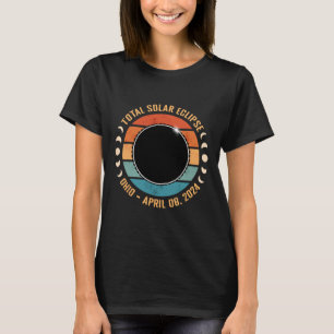 Ohio 2024 Total Solar Eclipse Totality Path Men Wo T-Shirt