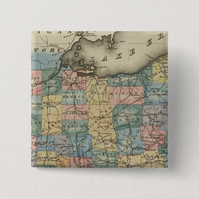 Ohio 4 15 cm square badge (Front)