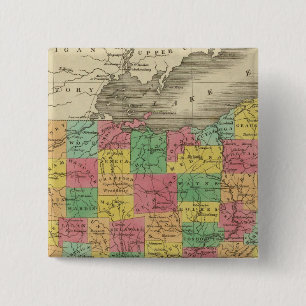 Ohio 5 15 cm square badge