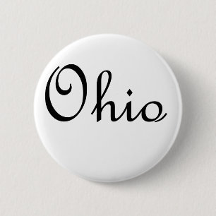 Ohio 6 Cm Round Badge