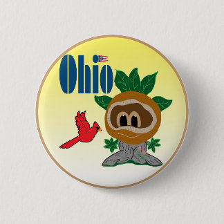 Ohio 6 Cm Round Badge