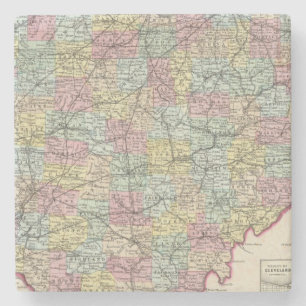 Ohio 6 stone coaster
