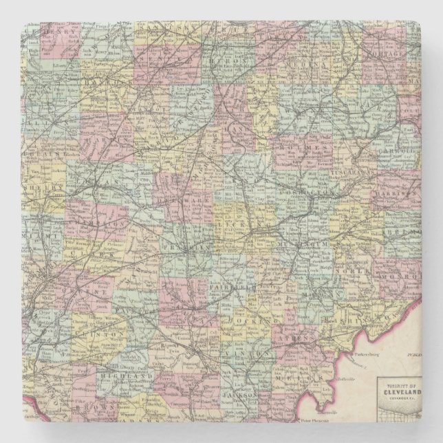 Ohio 6 stone coaster (Front)