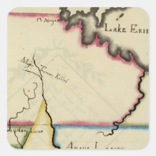 Ohio 8 square sticker