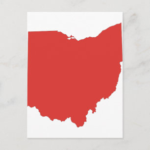 Ohio - a RED State Postcard