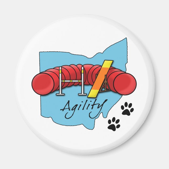 Ohio Agility Magnet (Front)