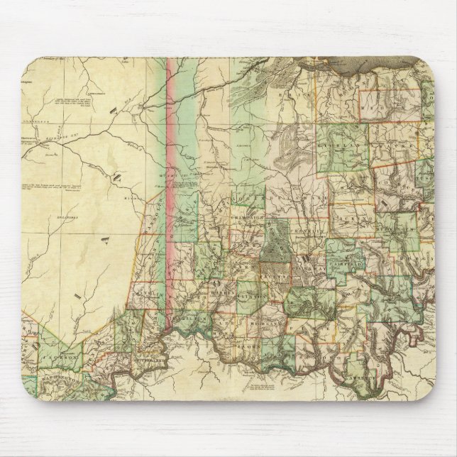 Ohio and Indiana 2 Mouse Mat (Front)
