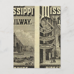 Ohio and Mississippi Railway Postcard
