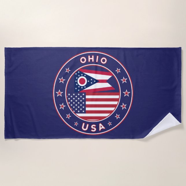 Ohio Beach Towel (Front)