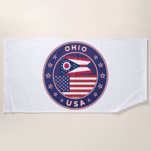 Ohio Beach Towel