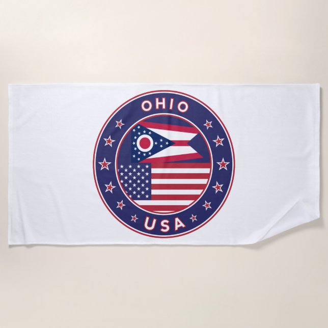 Ohio Beach Towel (Front)