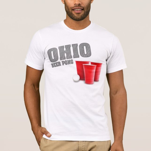 Ohio Beer Pong T-Shirt (Front)