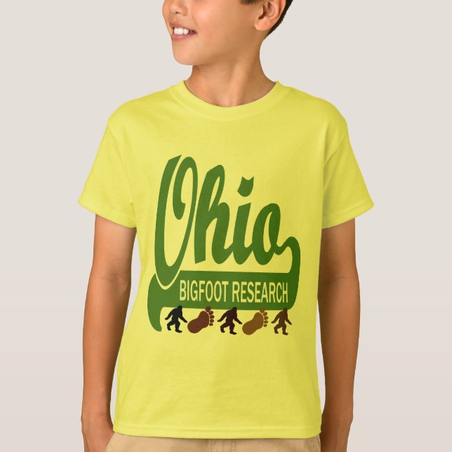 Ohio Bigfoot Research T-Shirt (Front)