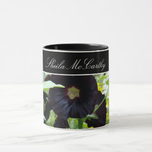Ohio Black Hollyhocks Photo 2 Mug