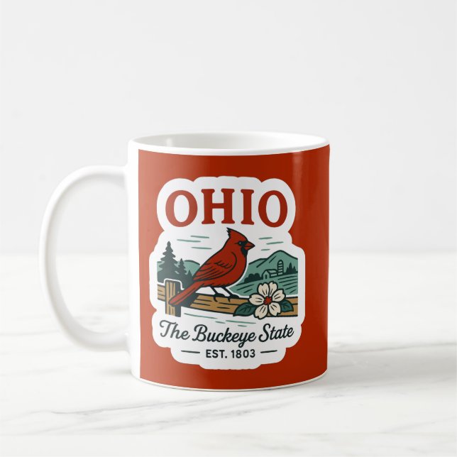 Ohio Buckeye State Mug (Left)