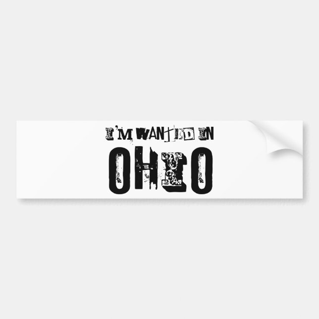 Ohio Bumper Sticker (Front)