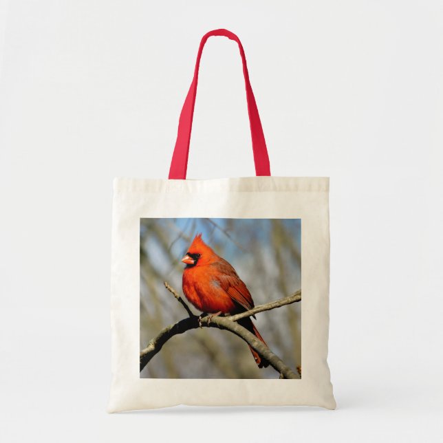 Ohio Cardinal Profile Tote Bag (Front)