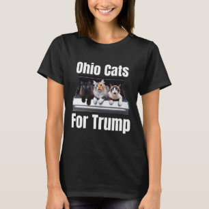 Ohio Cats For Trump - Funny Political Cat T-Shirt