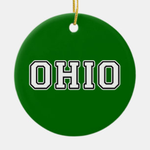 Ohio Ceramic Tree Decoration