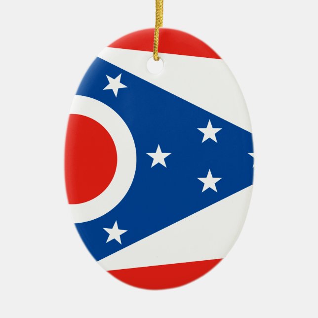 OHIO CERAMIC TREE DECORATION (Front)