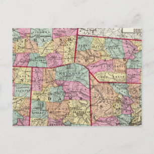 Ohio Counties 2 Postcard