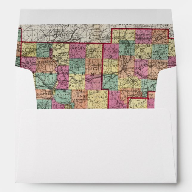 Ohio Counties Envelope (Back (Bottom))