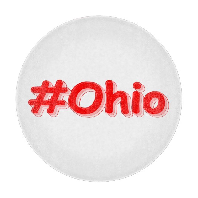 "#Ohio " Cute Design. Buy Now Cutting Board (Front)
