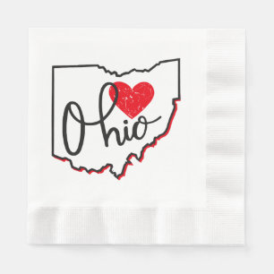 Ohio Day Napkin
