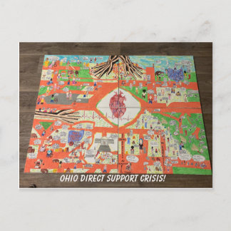 Ohio Direct Support Crisis  Postcard
