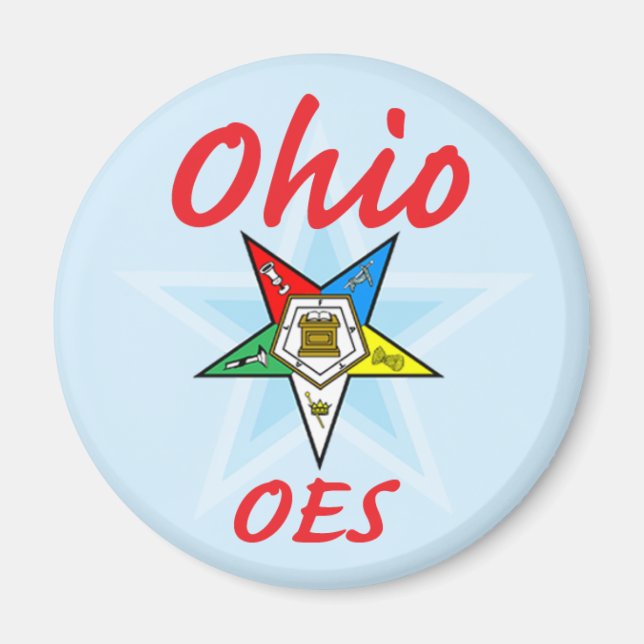 Ohio Eastern Star magnet (Front)