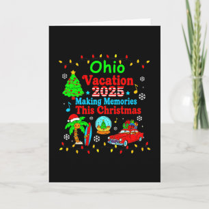 Ohio Family Vacation 2025 Making Memories Christma Card