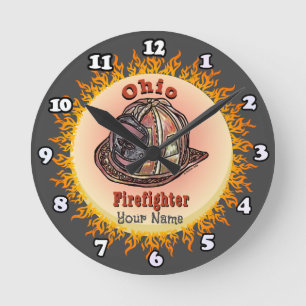 Ohio Firefighter  clock