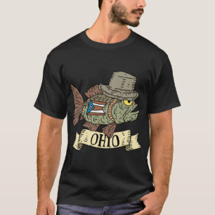 ohio fish with hat. T-Shirt