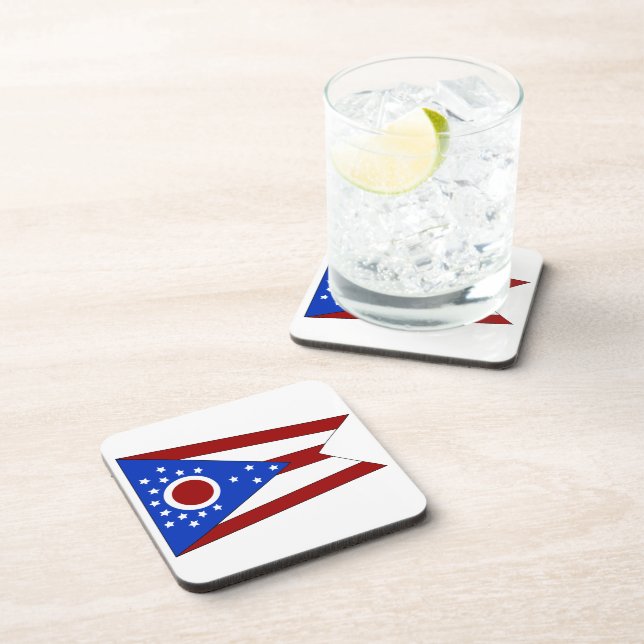 Ohio flag coaster (Right Side)