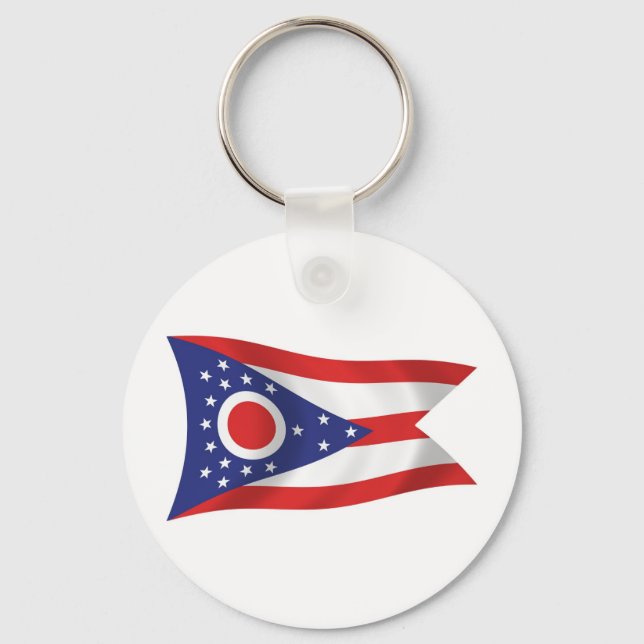 Ohio Flag Keychain (Front)
