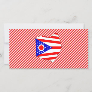Ohio Flag Map