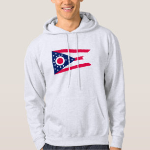 Ohio Flag: The Buckeye State Banner Hoodie