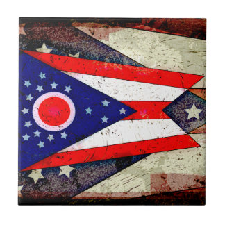 OHIO FLAG TILE