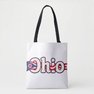 Ohio Flag tote Bag