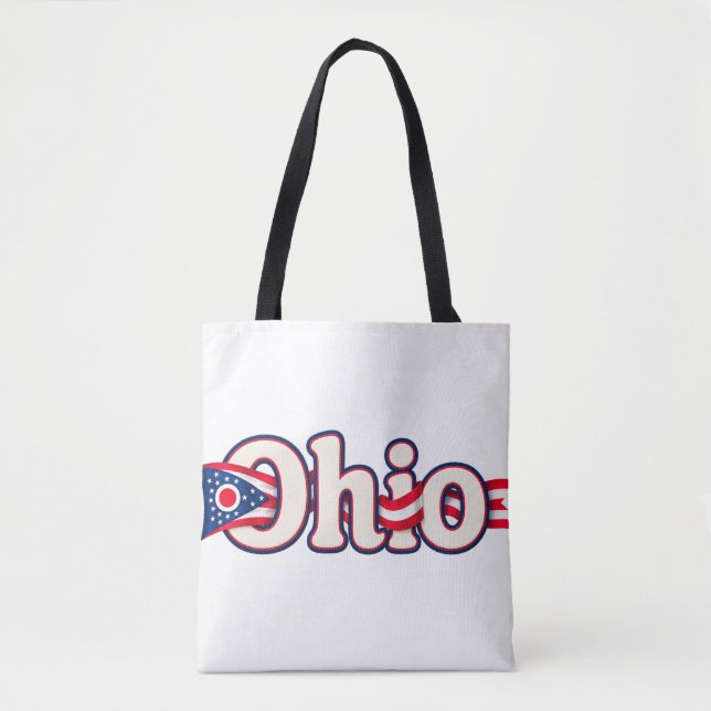 Ohio Flag tote Bag (Front)