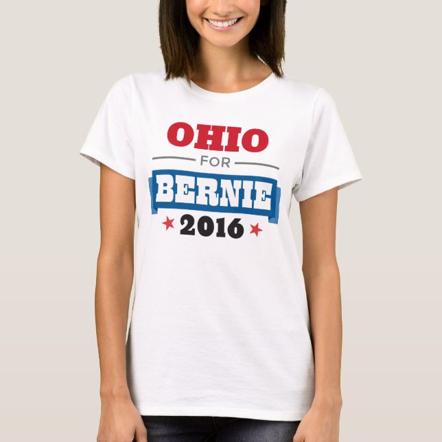 OHIO FOR BERNIE SANDERS Flowy Long Sleeve T-Shirt (Front)